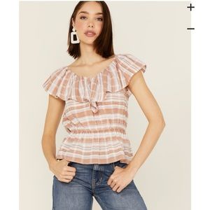 Wrangler Retro Off Shoulder Top
